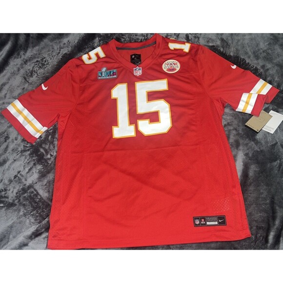 XL Patrick Mahomes Kansas City Chiefs Nike Super Bowl LVII NFL Game Jersey